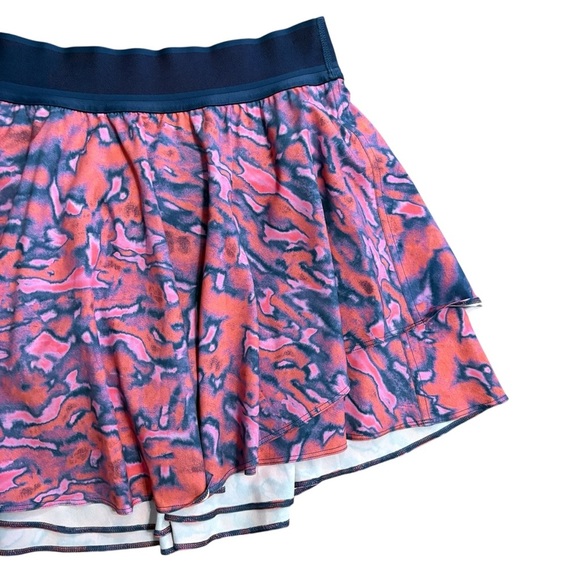 NEW Lululemon Court Rival High Rise Skirt Size 12 Tall Chroma Clash Multi - Picture 5 of 8